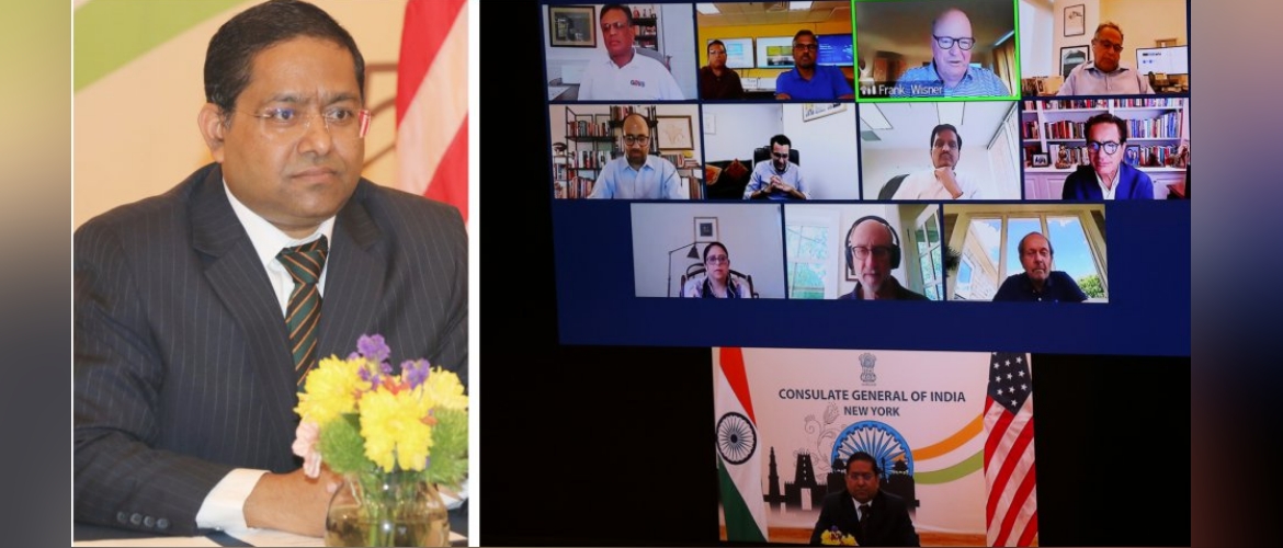  Virtual welcome to Consul General Randhir Jaiswal by US-India Strategic Partnership Forum (USISPF) on August 11, 2020