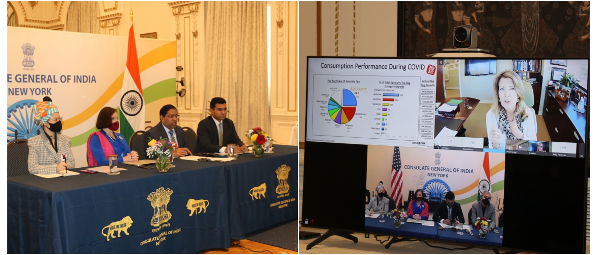  CGI, New York in partnership with the Tea Board of India & Tea Association of USA organised a B2B meet with representatives of the US and India Tea Industry
