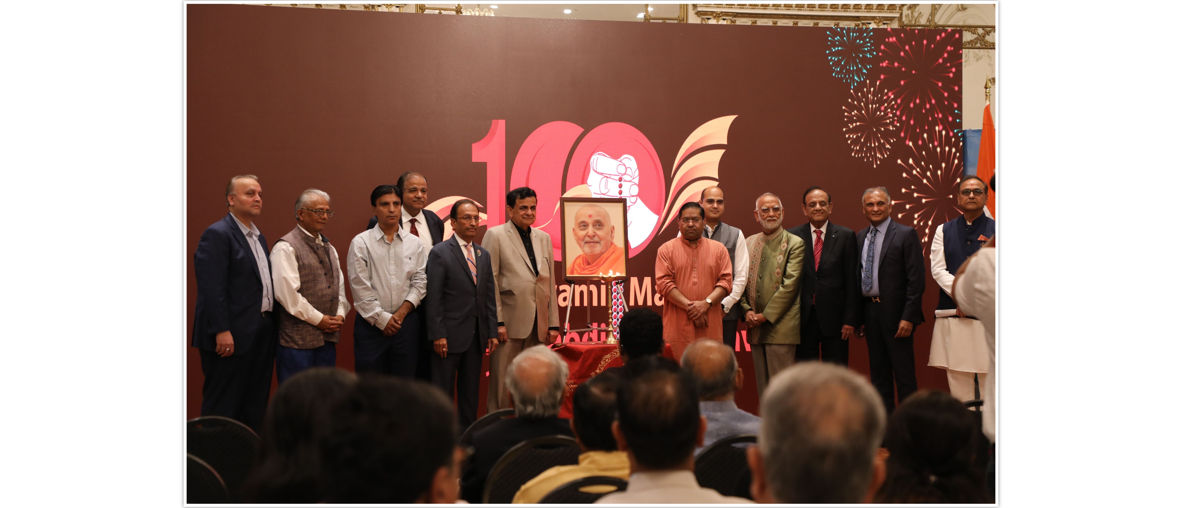  Centennial celebration of Pramukh Swami Maharaj at the Consulate 
