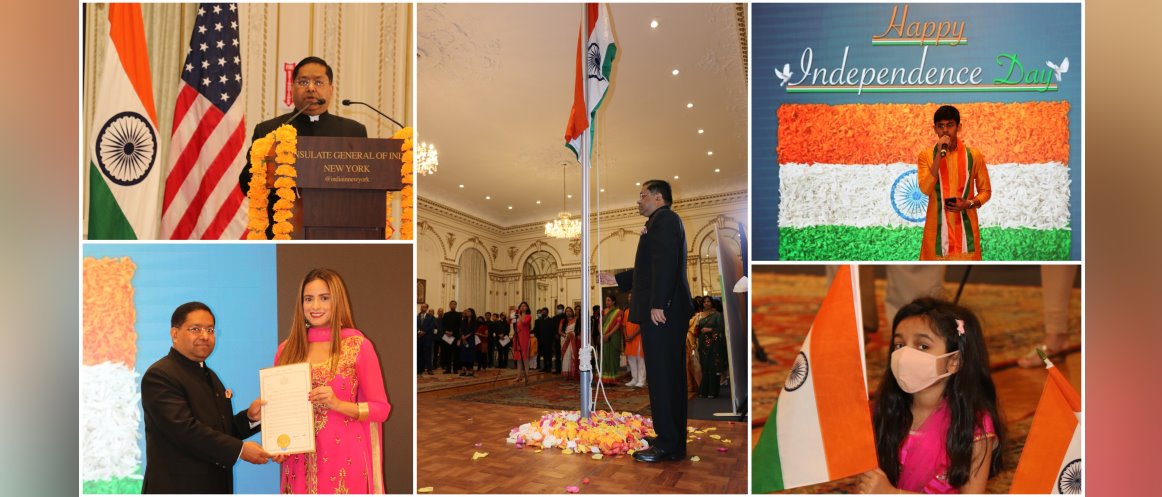  Celebration of 75 years of India's Independence at the Consulate premises