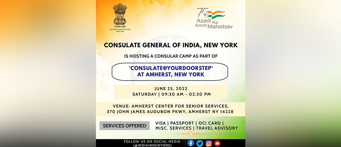  Consular Facilitation Camp at Amherst New York on June 25, 2022